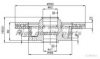 ASHUKI 0990-9203 Brake Disc